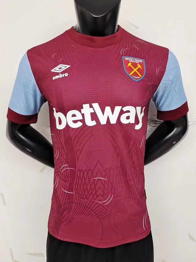AAA Quality Westham 23/24 Home Soccer Jersey(Player)